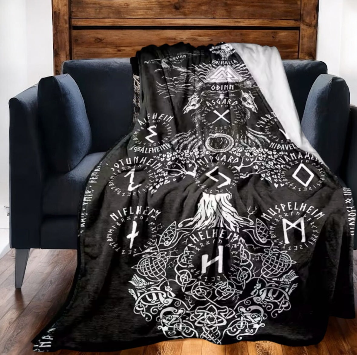 The Tree Of Nordic Greats Soft Throw Blanket