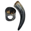 Premium Natural Ox Drinking Horn With Stand