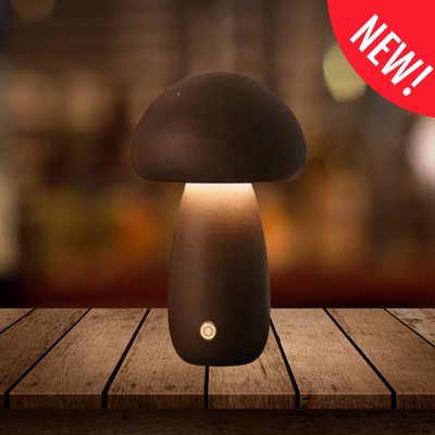 Wooden Nordic Mushroom Lamp
