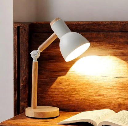 Nordic Wooden Colourful Desk Lamp