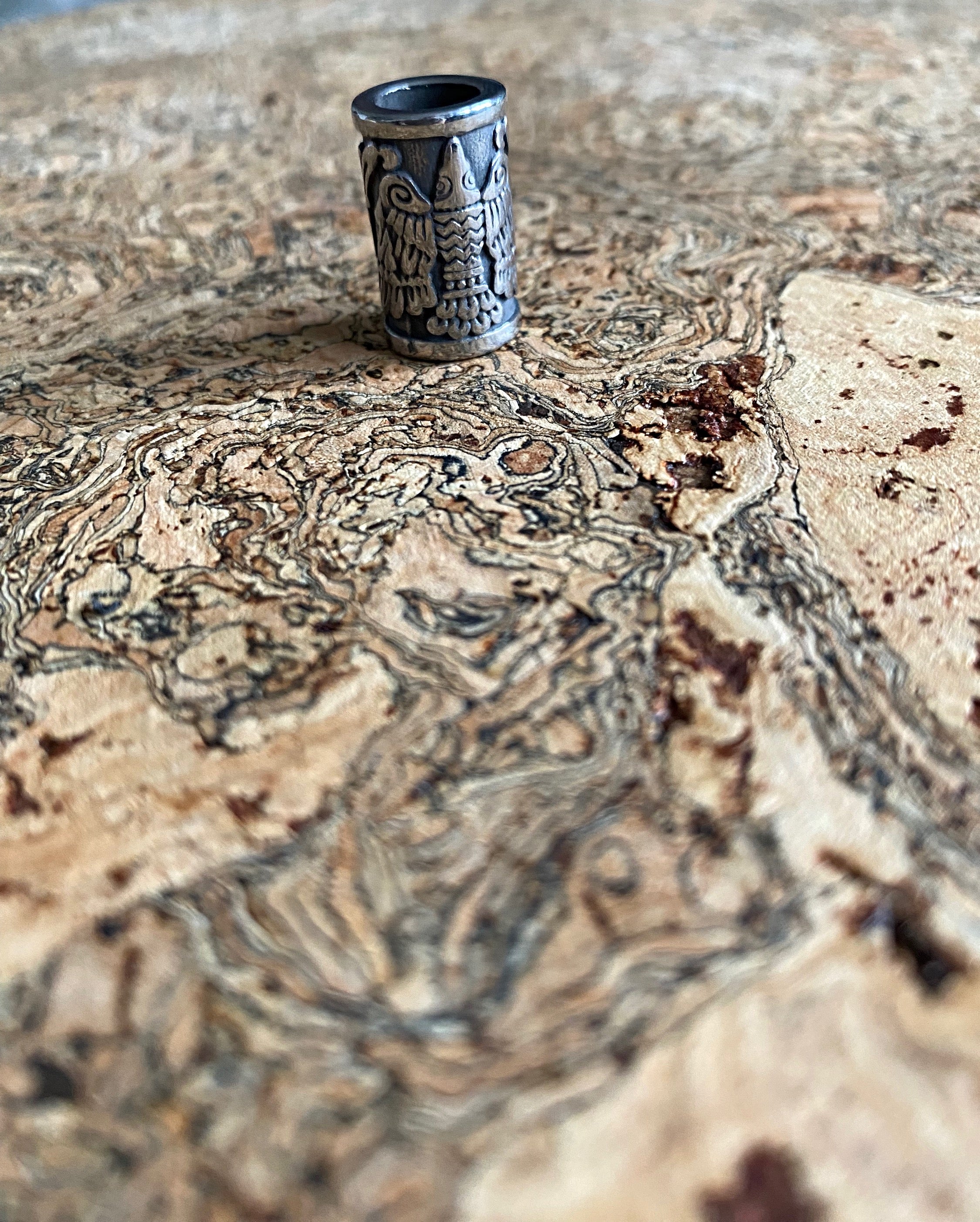 Viking Beard Bead - Huggin & Munnin