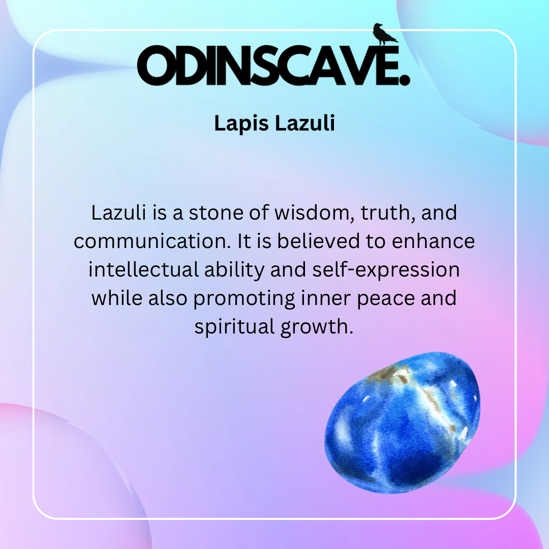 Lapis Lazuli Crystal Power Loop Necklace