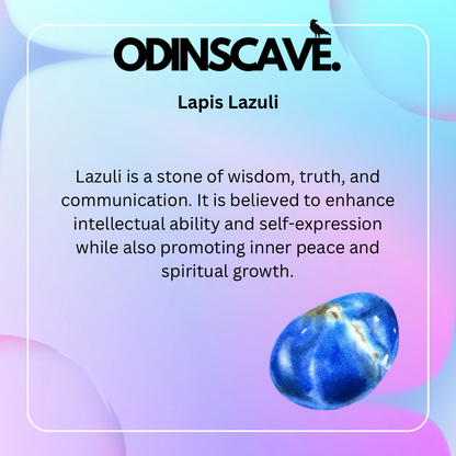 Lapis Lazuli Crystal Power Loop Necklace