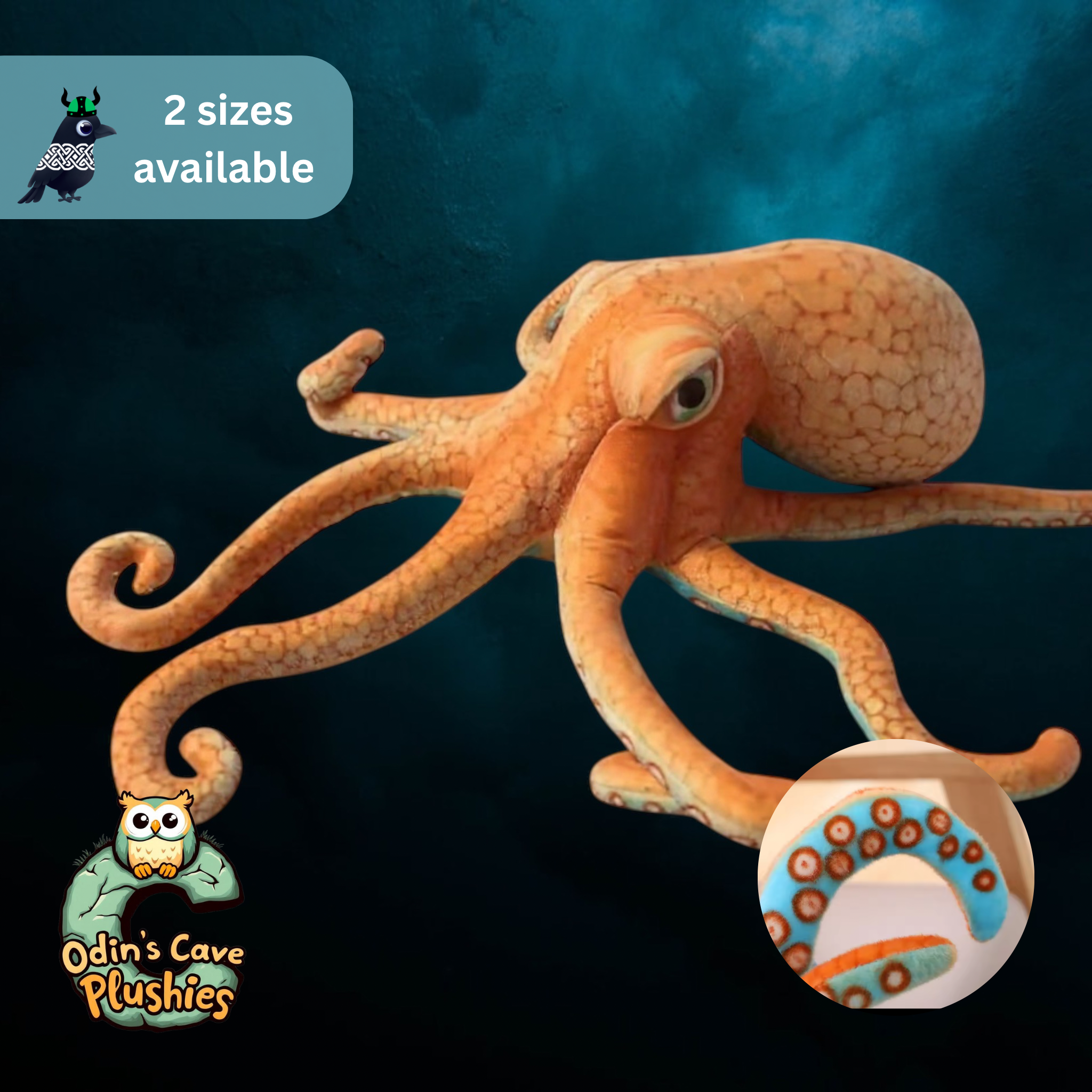 Kraken The Nordic Octopus Plushie