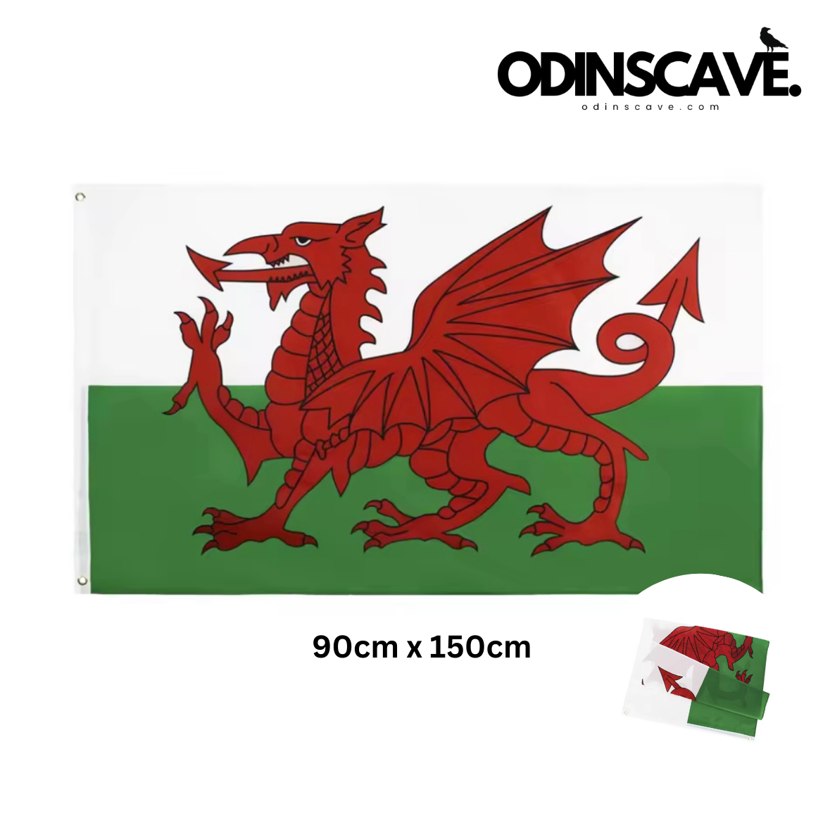 Welsh (Cymraeg) Large Flag
