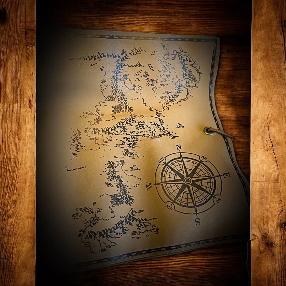 Viking Scroll Case  - Legendary Map Of Odin