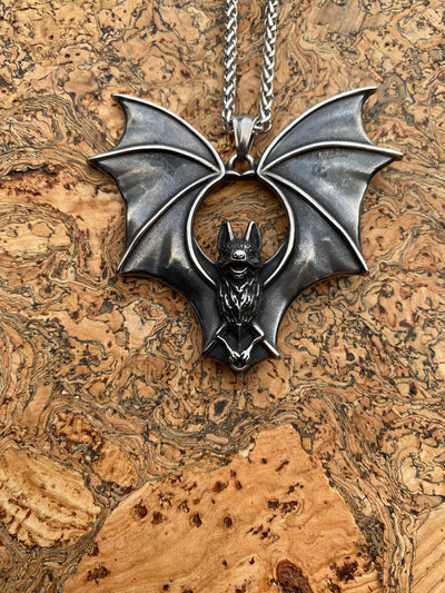 Pagan Necklace - Matted Winged Bat