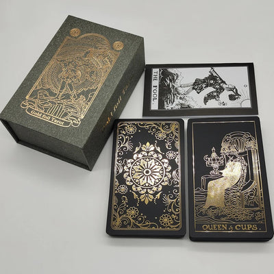 Premium Pagan Gold Foiled Tarot Card Set