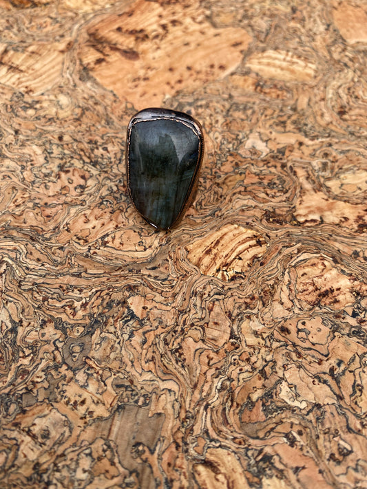 Pagan Ring - Labradorite Premium Stone