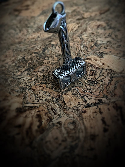 Yggdrasil Thor Hammer Viking Necklace