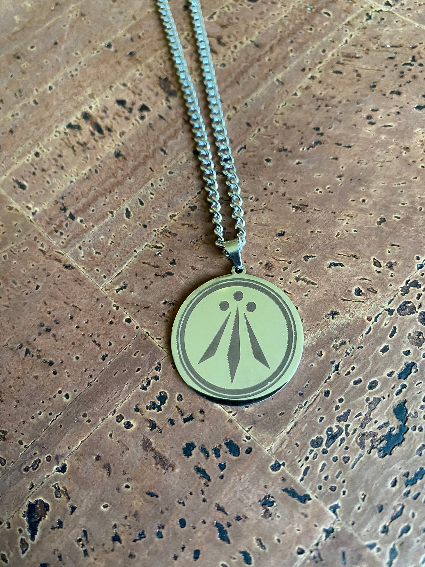 Pagan Necklace - Awen ‘The Three Rays Of Light’