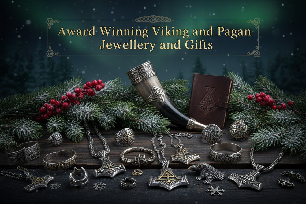 Realistic Viking Christmas Banner