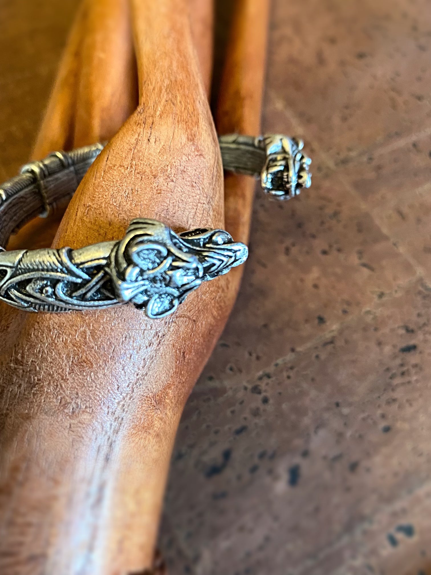 Viking Arm Ring - Norse Wolves