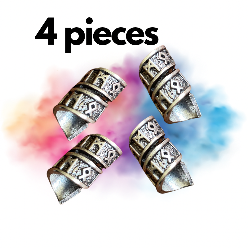 Viking Beard Bead - Scrolls