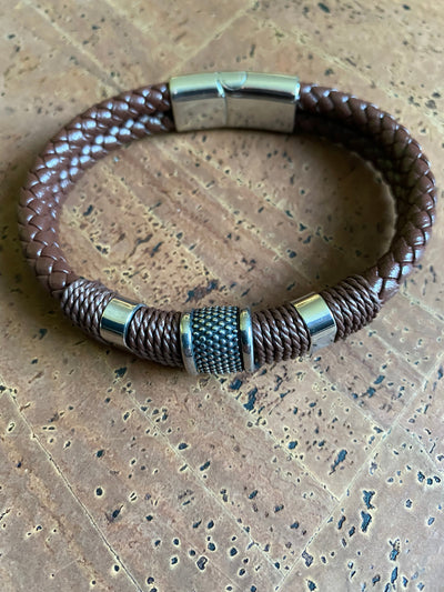Viking Bracelet - Leather Buckled Wrap