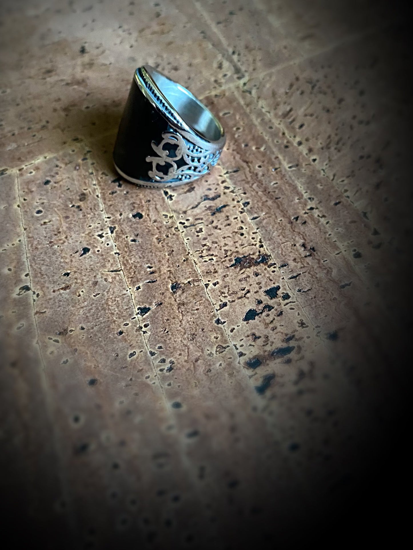 Viking Ring - Odin's Gothic Stone