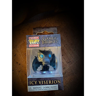 Funko Pop Key Ring - Game Of Thrones ‘Icy Viserion’