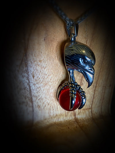Pagan Necklace - Morrighan’s Mythical Crow