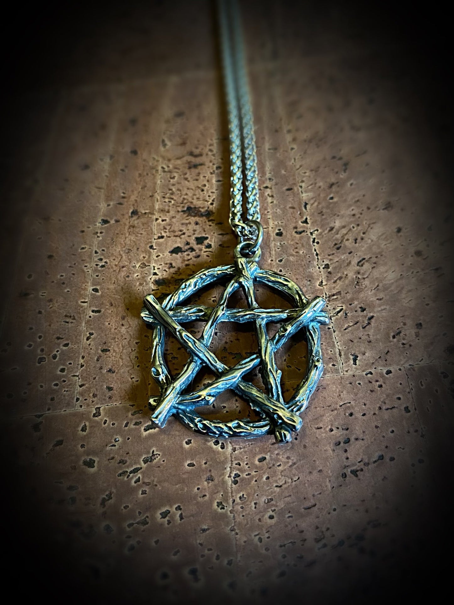 Pagan Necklace - The Rustic Pentagram