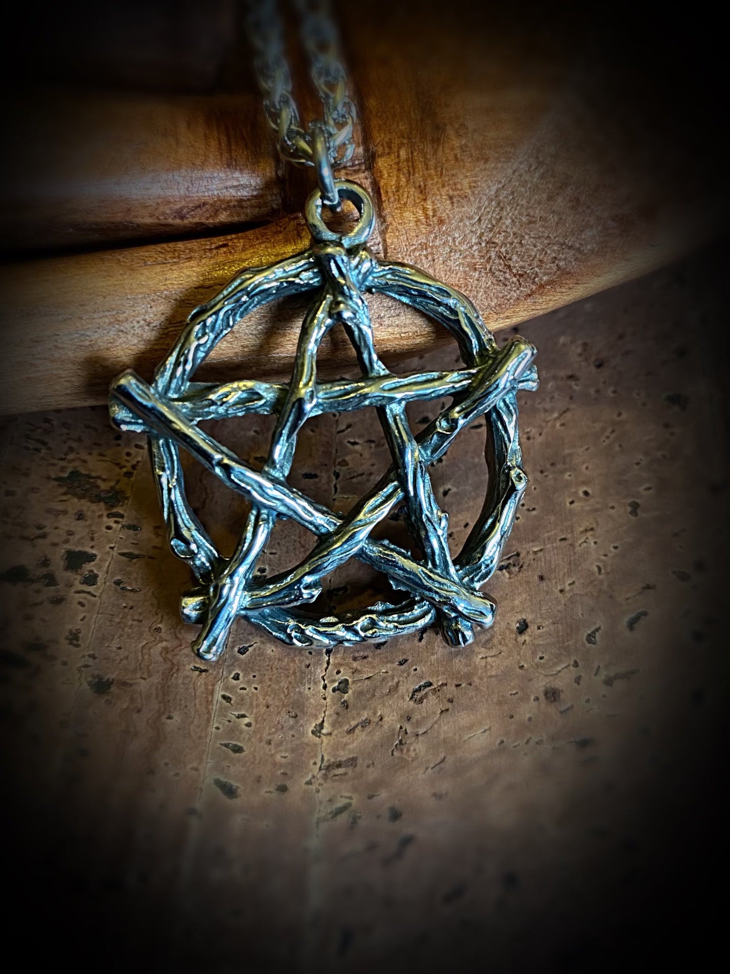Pagan Necklace - The Rustic Pentagram