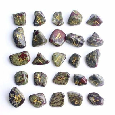 Runes Set - Dragon Blood Stone