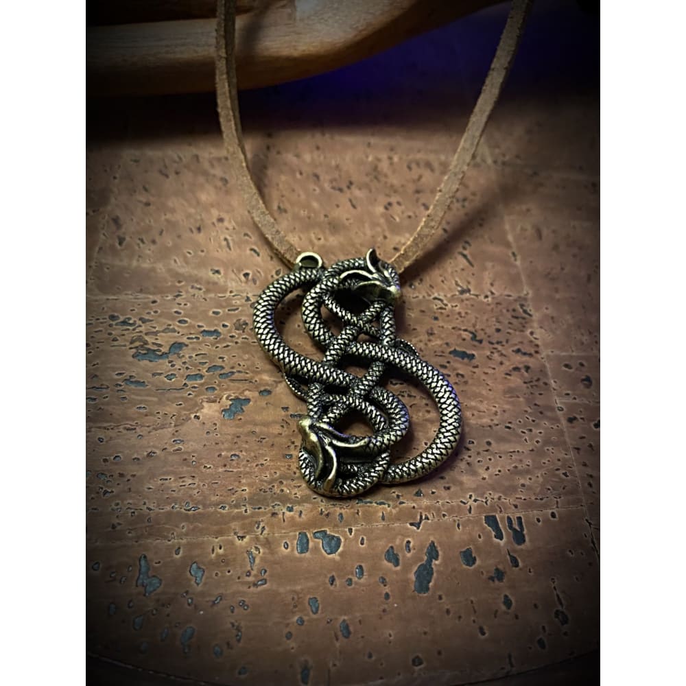 The Targaryen Dragon Necklace With Leather Cord