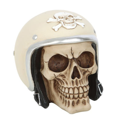 Skull Rider Head with Helmet