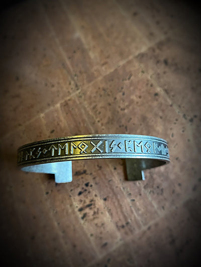 Viking Arm Ring - Rustic Norse Runes