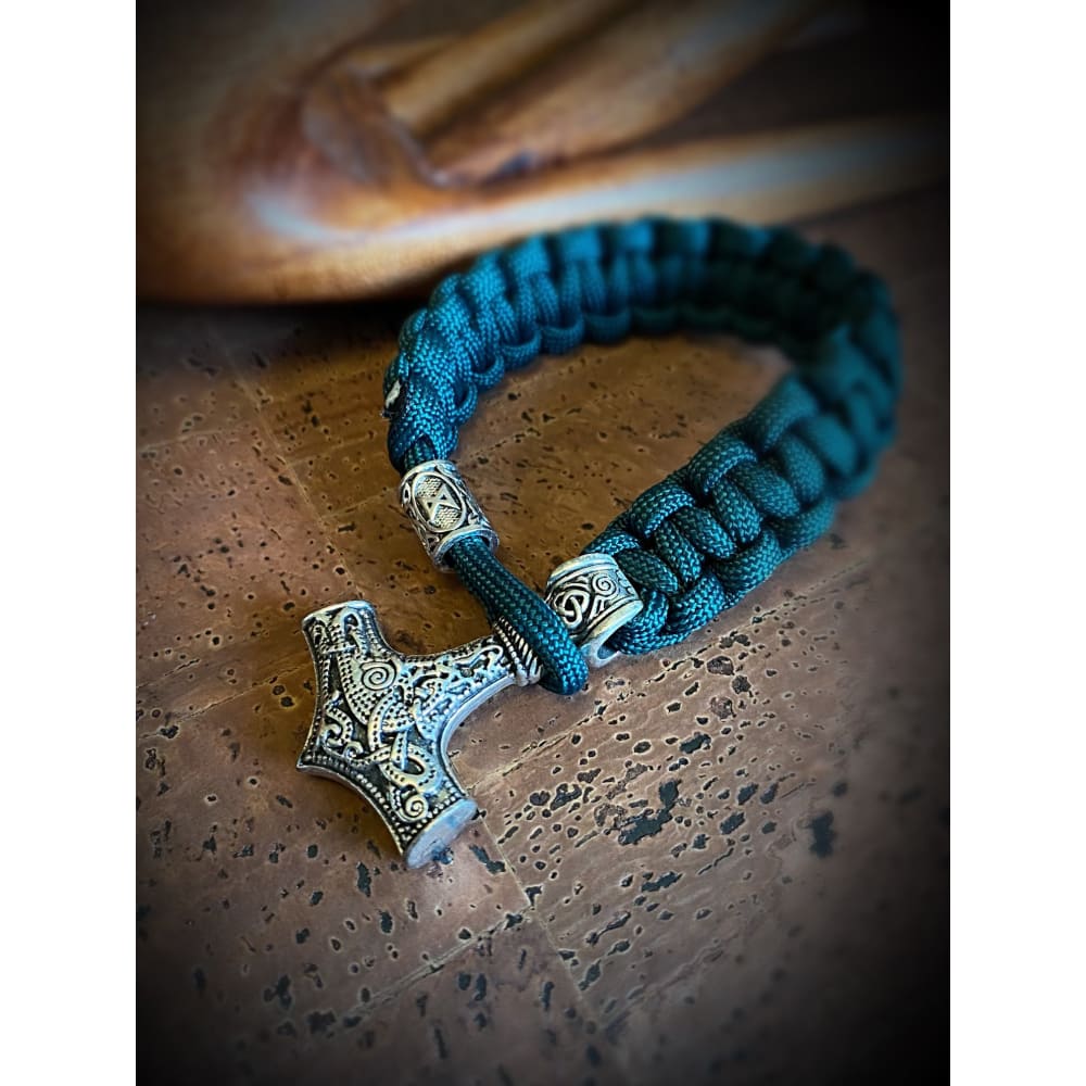 Viking Paracord Bracelet - Mjolnir