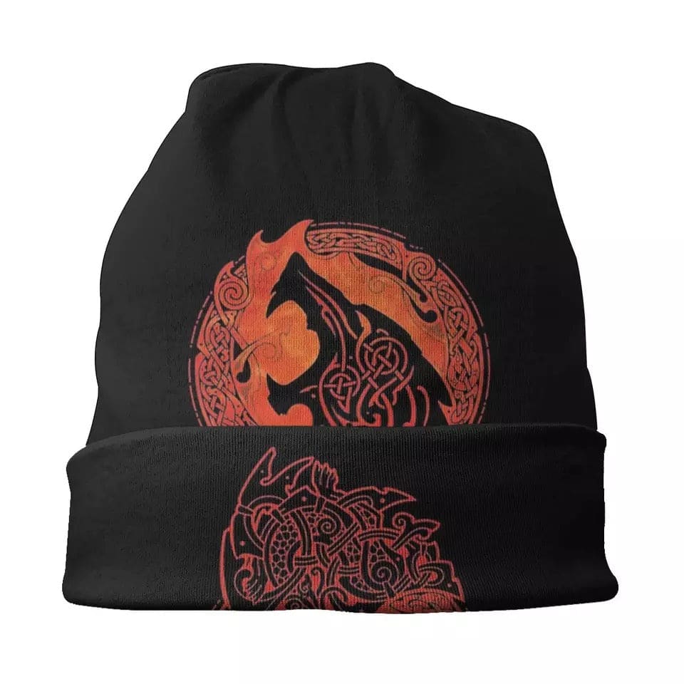 Viking Cap - Fenrir Midnight Wolf