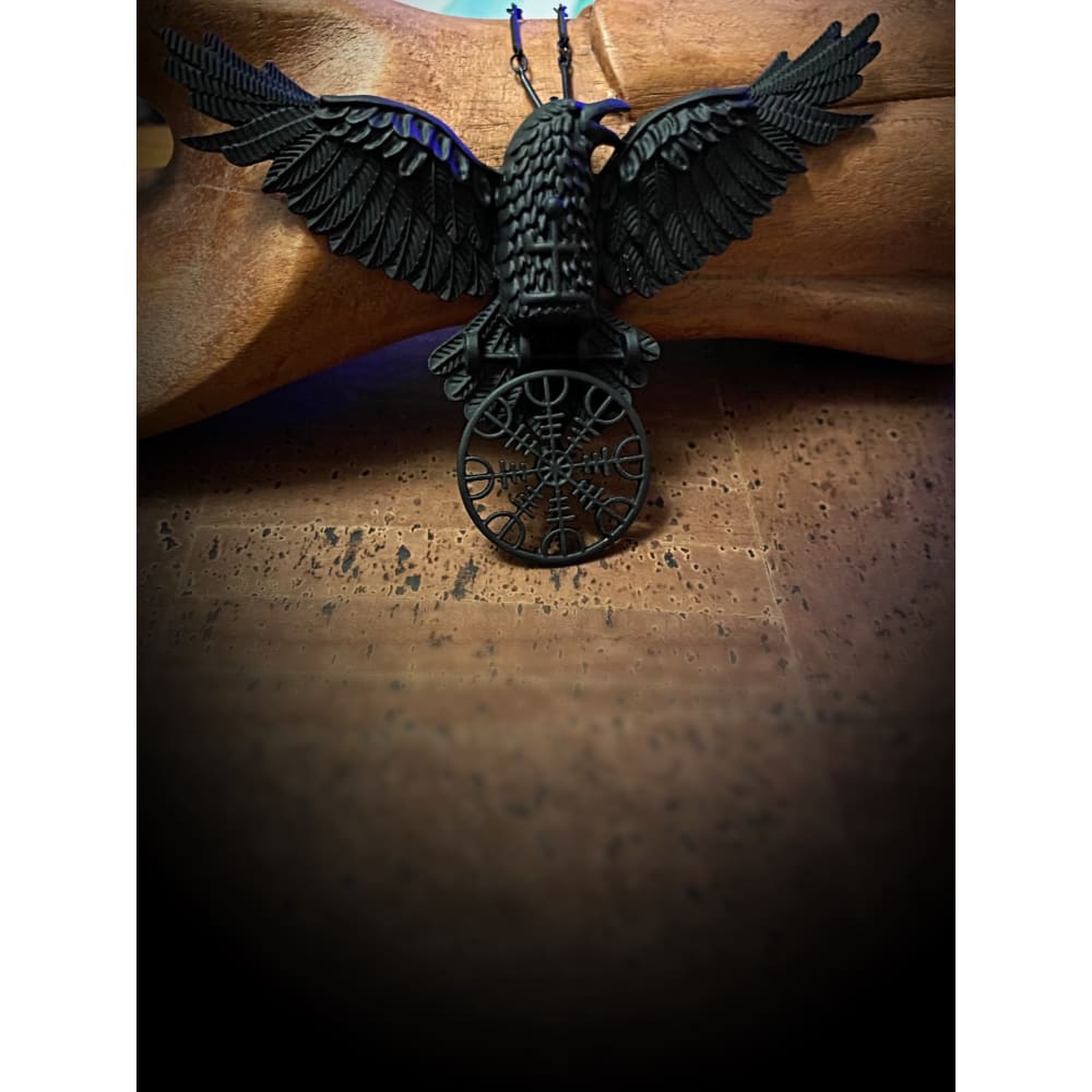 Viking Necklace - Raven Inspired