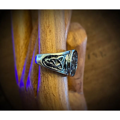 Viking Ring - Silver Tree Of Life Knotwork