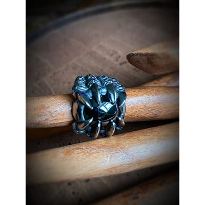 Viking Ring - Silver Wolf Claws