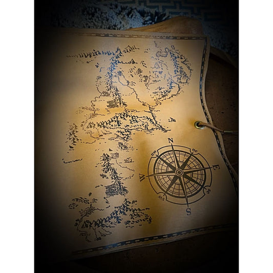 Viking Scroll Case  - Legendary Map Of Odin